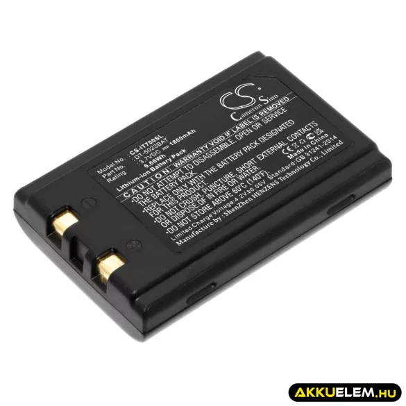 Utángyártott Casio Vonalkód szkenner Li-ion akkumulátor 3.7V 1800mAh DT-5023BAT, DT-5024LBAT, CA50601-1000 DT-5023BAT, DT-5024LBAT - CameronSino