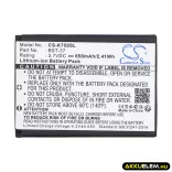 Utángyártott Sony Ericsson mobil Li-ion akkumulátor 3.7V 650mAh BST-37 BST-37 - CameronSino