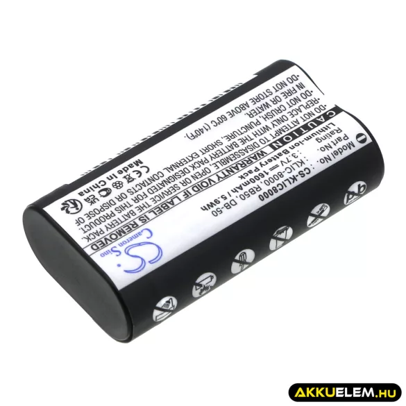 Utángyártott Medion Kamera Li-ion akkumulátor 3.7V 1600mAh - CameronSino