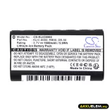 Utángyártott Medion Kamera Li-ion akkumulátor 3.7V 1600mAh - CameronSino