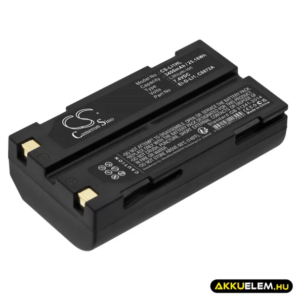 Utángyártott Trimble egyéb Li-ion akkumulátor 7.4V 3400mAh 29518, 38403, 46607 29518, 38403 - CameronSino