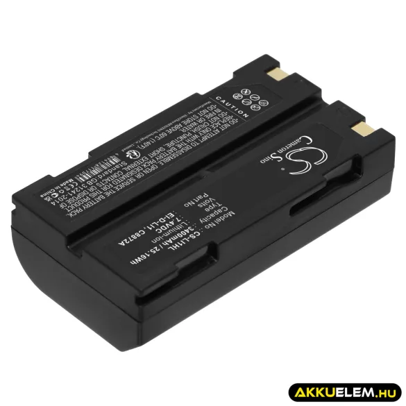 Utángyártott Trimble egyéb Li-ion akkumulátor 7.4V 3400mAh 29518, 38403, 46607 29518, 38403 - CameronSino