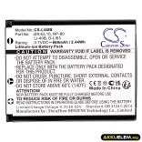 Utángyártott Olympus Kamera Li-ion akkumulátor 3.7V 660mAh LI-40B, LI-42B LI-40B, LI-42B - CameronSino