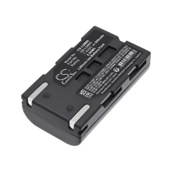 Utángyártott Samsung Kamera Li-ion akkumulátor 7.4V 800mAh SB-LSM80 SB-LSM80 - CameronSino
