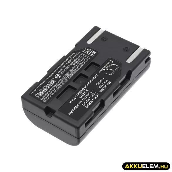 Utángyártott Samsung Kamera Li-ion akkumulátor 7.4V 800mAh SB-LSM80 SB-LSM80 - CameronSino
