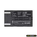 Utángyártott Samsung Kamera Li-ion akkumulátor 7.4V 800mAh SB-LSM80 SB-LSM80 - CameronSino