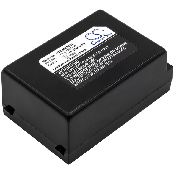 Utángyártott Symbol Vonalkód szkenner Li-ion akkumulátor 3.7V 3800mAh 82-71364-01, BTRY-MC70EAB02, 82-71363-02 82-71364-01, BTRY-MC70EAB02 - CameronSino