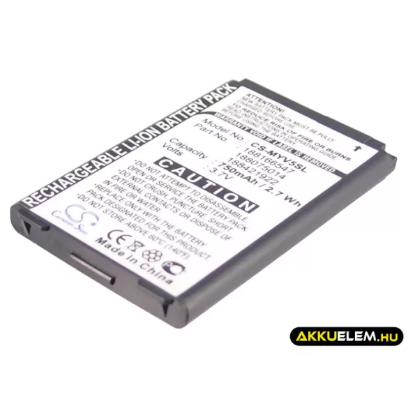 Utángyártott Sagem mobil Li-ion akkumulátor 3.7V 750mAh 188421922, 188620695, SAKN-SN3 188421922, 188620695 - CameronSino