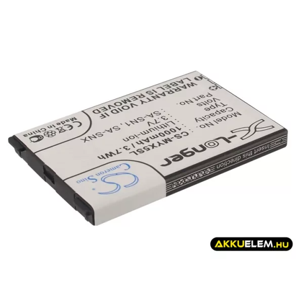 Utángyártott Sagem mobil Li-ion akkumulátor 3.7V 1000mAh 188973731, SA-SNX, 251165224 188973731, SA-SNX - CameronSino