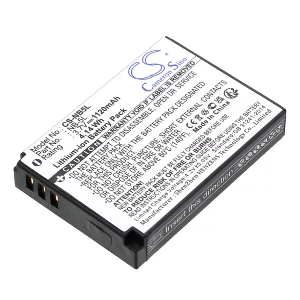 Utángyártott Nordmende Kamera Li-ion akkumulátor 3.7V 1120mAh - CameronSino