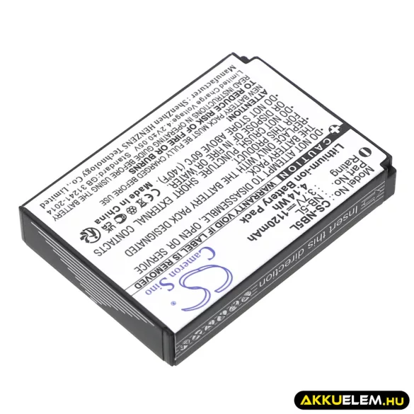Utángyártott Nordmende Kamera Li-ion akkumulátor 3.7V 1120mAh - CameronSino