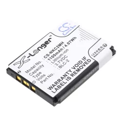   Utángyártott Nokia mobil Li-ion akkumulátor 3.7V 1100mAh BLC-2, BLC-1, BMC-3 BLC-2, BLC-1 - CameronSino