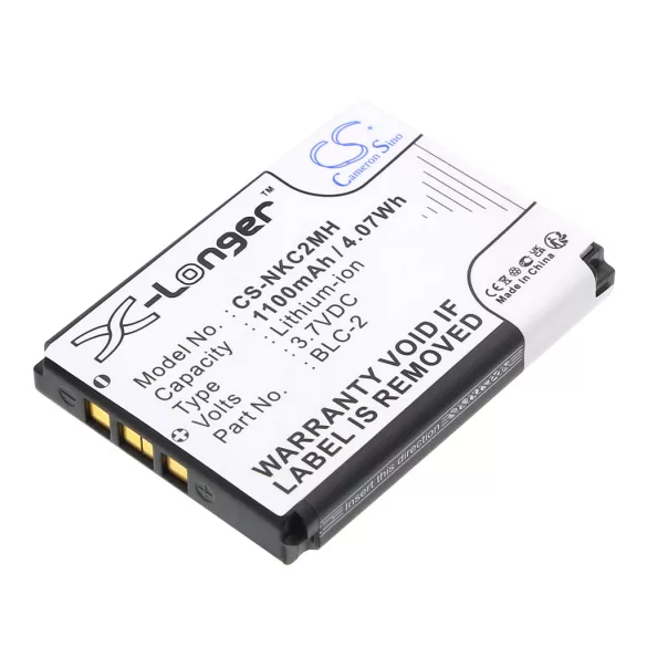 Utángyártott Nokia mobil Li-ion akkumulátor 3.7V 1100mAh BLC-2, BLC-1, BMC-3 BLC-2, BLC-1 - CameronSino