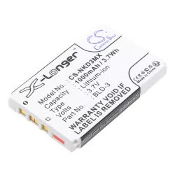   Utángyártott Nokia mobil Li-ion akkumulátor 3.7V 1000mAh BLD-3 BLD-3 - CameronSino