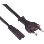 2 pólusú notebook hálózati adapter kábel
