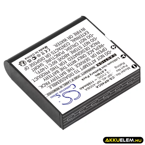 Utángyártott Rollei Kamera Li-ion akkumulátor 3.7V 1100mAh - CameronSino