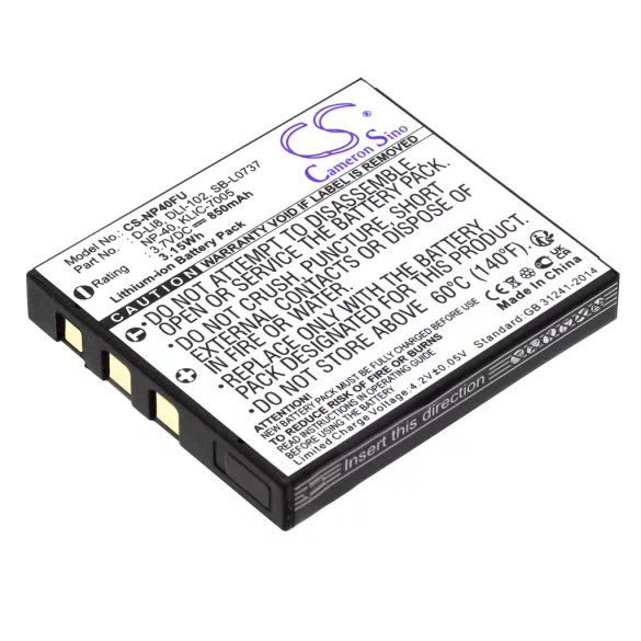 Utángyártott Praktica Kamera Li-ion akkumulátor 3.7V 850mAh - CameronSino