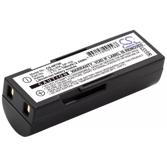 Utángyártott Sanyo Kamera Li-ion akkumulátor 3.7V 700mAh DB-L30, DB-L30A DB-L30, DB-L30A - CameronSino