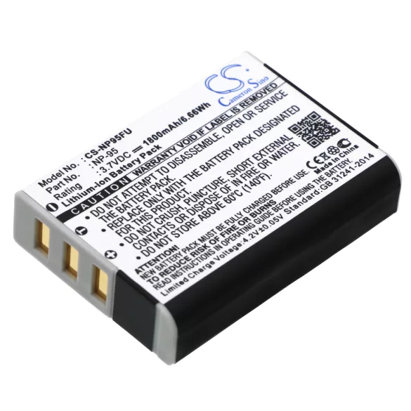 Utángyártott Ricoh Kamera Li-ion akkumulátor 3.7V 1800mAh DB-90 DB-90 - CameronSino