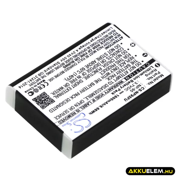 Utángyártott Ricoh Kamera Li-ion akkumulátor 3.7V 1800mAh DB-90 DB-90 - CameronSino