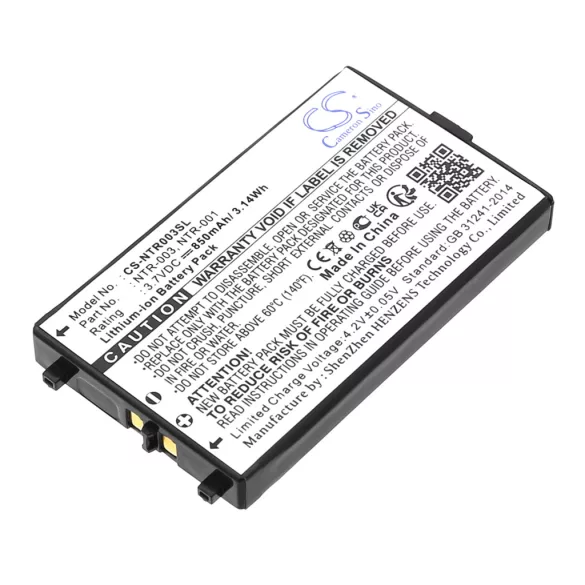 Utángyártott Nintendo Játékkonzol Li-ion akkumulátor 3.7V 850mAh NTR-003, NTR-001, BT-M12 NTR-003, NTR-001 - CameronSino