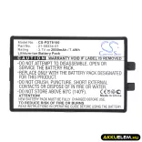 Utángyártott Symbol Vonalkód szkenner Li-ion akkumulátor 3.7V 2000mAh 21-58234-01 21-58234-01 - CameronSino