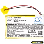 Utángyártott Palm PDA Li-Polymer akkumulátor 3.7V 1250mAh - CameronSino
