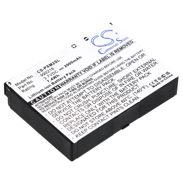 Utángyártott Pioneer Médialejátszó Li-ion akkumulátor 3.7V 2000mAh 990216 990216 - CameronSino