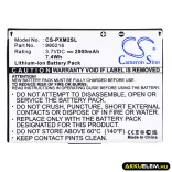 Utángyártott Pioneer Médialejátszó Li-ion akkumulátor 3.7V 2000mAh 990216 990216 - CameronSino