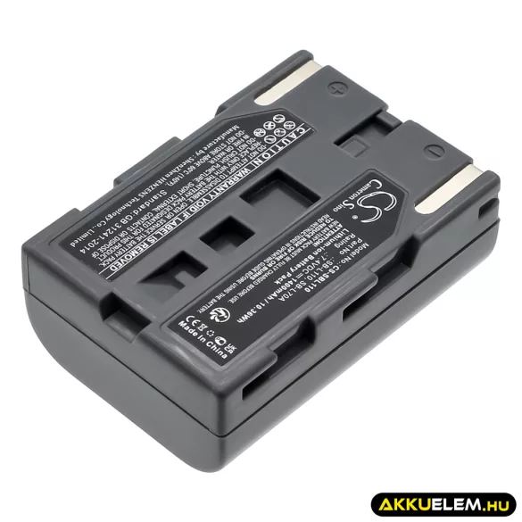 Utángyártott Medion Kamera Li-ion akkumulátor 7.4V 1400mAh SB-L110 SB-L110 - CameronSino