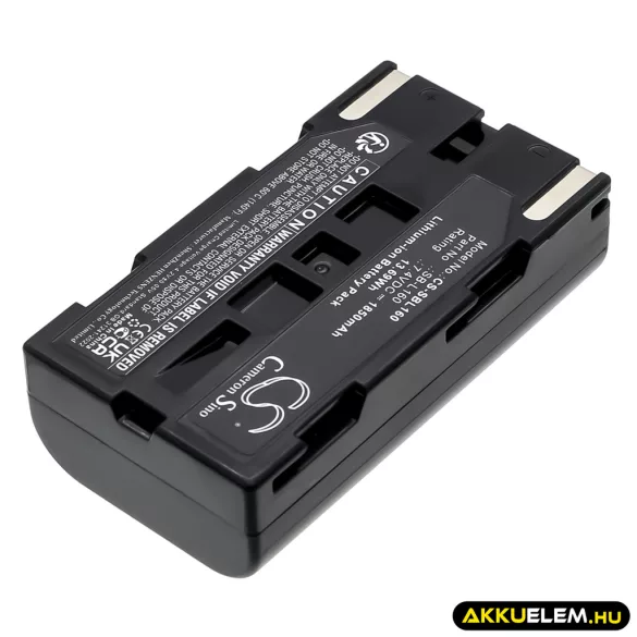 Utángyártott Samsung Kamera Li-ion akkumulátor 7.4V 1850mAh SB-L160, SB-L110A, SB-L320 SB-L160, SB-L110A - CameronSino