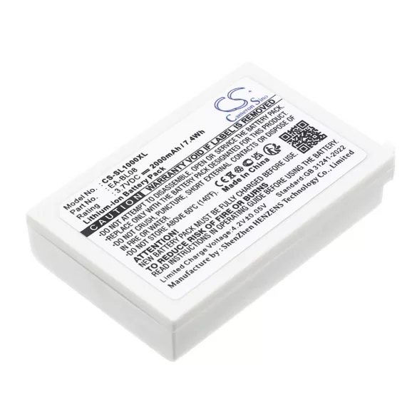 Utángyártott Sharp PDA Li-ion akkumulátor 3.7V 2000mAh EA-BL08 EA-BL08 - CameronSino