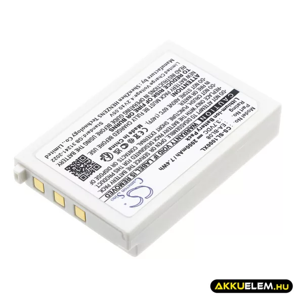 Utángyártott Sharp PDA Li-ion akkumulátor 3.7V 2000mAh EA-BL08 EA-BL08 - CameronSino