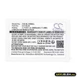 Utángyártott Sharp PDA Li-ion akkumulátor 3.7V 2000mAh EA-BL08 EA-BL08 - CameronSino