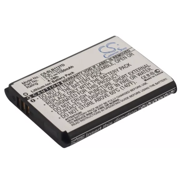 Utángyártott Samsung Kamera Li-ion akkumulátor 3.7V 1100mAh SLB-1137D SLB-1137D - CameronSino