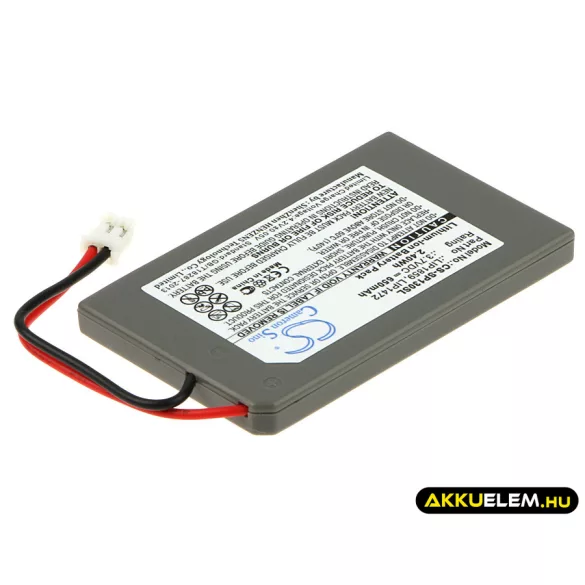 Utángyártott Sony Játékkonzol Li-ion akkumulátor 3.7V 650mAh LIP1859, LIP1472 LIP1859, LIP1472 - CameronSino