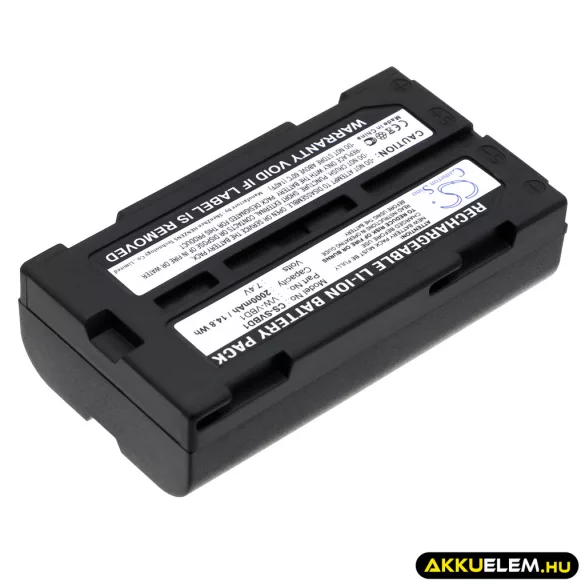 Utángyártott Hitachi Kamera Li-ion akkumulátor 7.4V 2000mAh M-BPL30, VM-BPL13, VM-BPL13A M-BPL30, VM-BPL13 - CameronSino