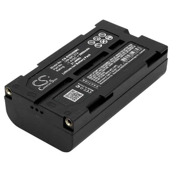 Utángyártott Hitachi Kamera Li-ion akkumulátor 7.4V 2900mAh M-BPL30, VM-BPL13, VM-BPL13A M-BPL30, VM-BPL13 - CameronSino