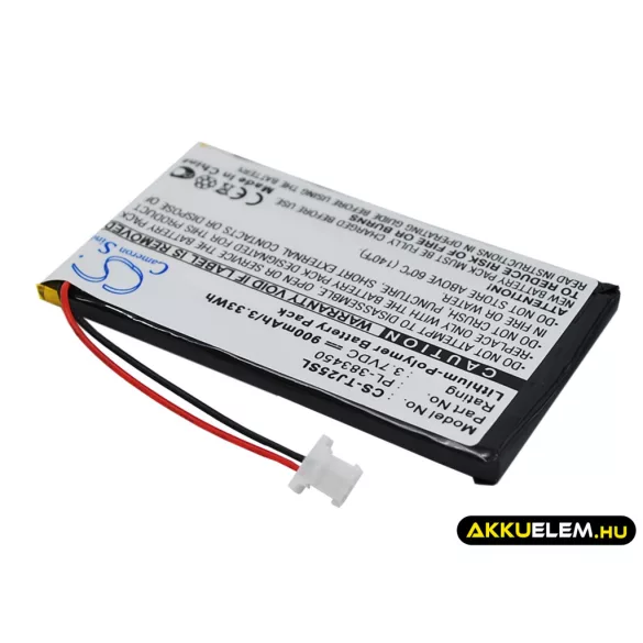 Utángyártott Sony PDA Li-Polymer akkumulátor 3.7V 900mAh PL-383450 PL-383450 - CameronSino