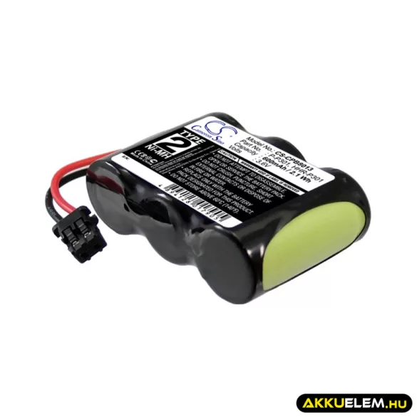 Utángyártott Panasonic Vezeték nélküli telefon Ni-MH akkumulátor 3.6V 600mAh P-P301, TYPE 2, HHR-P301 P-P301, TYPE 2 - CameronSino