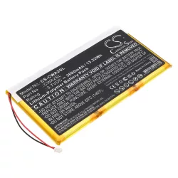   Utángyártott Cowon Médialejátszó Li-Polymer akkumulátor 3.7V 3600mAh - CameronSino