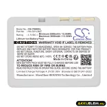 Utángyártott Casio Vonalkód szkenner Li-ion akkumulátor 3.7V 3600mAh CA60L1-G, CA60L4-G, HA-020LBAT CA60L1-G, CA60L4-G - CameronSino