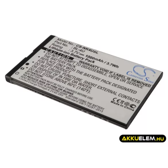 Utángyártott Manta mobil Li-ion akkumulátor 3.7V 1000mAh TEL4091S TEL4091S - CameronSino