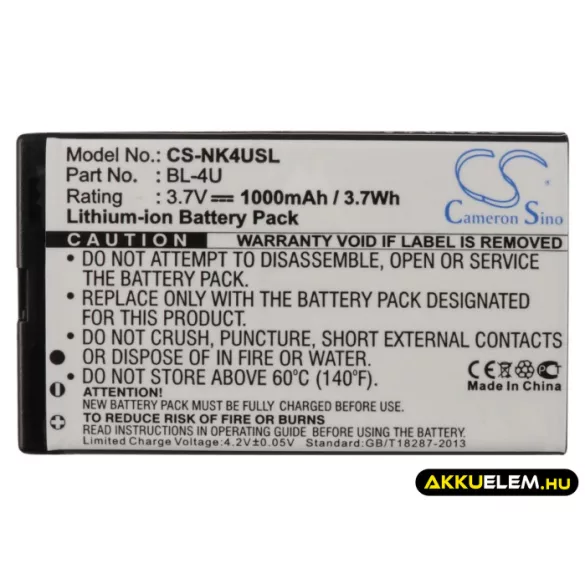 Utángyártott Manta mobil Li-ion akkumulátor 3.7V 1000mAh TEL4091S TEL4091S - CameronSino