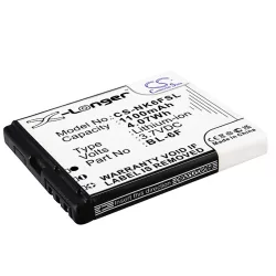   Utángyártott Nokia mobil Li-ion akkumulátor 3.7V 1100mAh BL-6F BL-6F - CameronSino