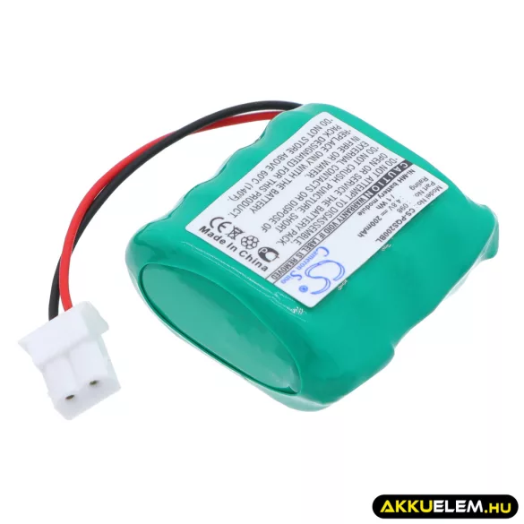 Utángyártott HandHeld Vonalkód szkenner Ni-MH akkumulátor 4.8V 200mAh 31203342-01, 3120334201 31203342-01, 3120334201 - CameronSino