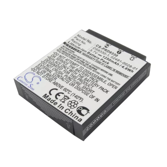 Utángyártott Hitachi Kamera Li-ion akkumulátor 3.7V 1250mAh 02491-0028-01 02491-0028-01 - CameronSino