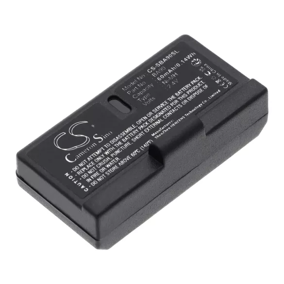 Utángyártott Sennheiser Vezeték nélküli fejhallgató Ni-MH akkumulátor 2.4V 60mAh BA90, E90, E180 BA90, E90 - CameronSino