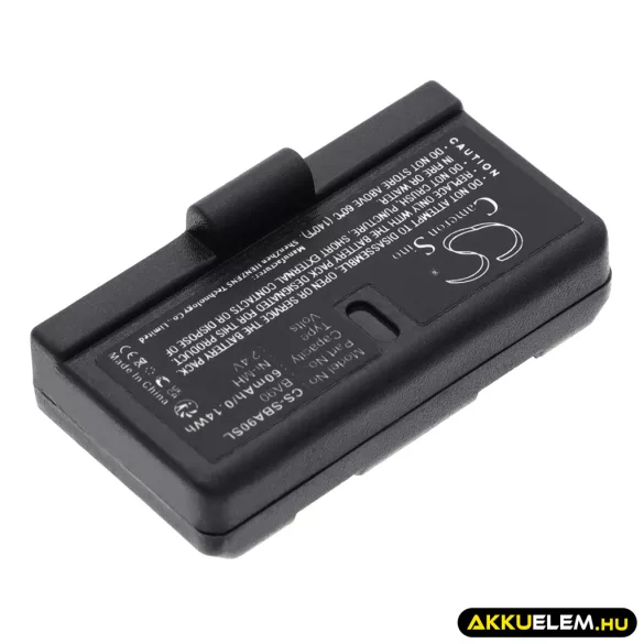 Utángyártott Sennheiser Vezeték nélküli fejhallgató Ni-MH akkumulátor 2.4V 60mAh BA90, E90, E180 BA90, E90 - CameronSino