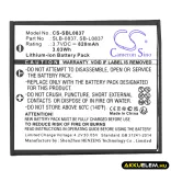 Utángyártott Samsung Kamera Li-ion akkumulátor 3.7V 820mAh SLB-0837, SB-L0837 SLB-0837, SB-L0837 - CameronSino